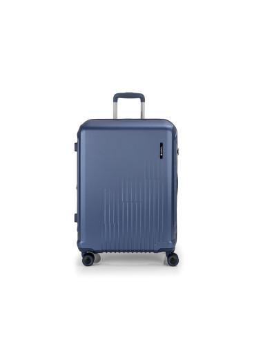 Maleta Mediana Gabol KAI 65cm Rígida Policarbonato Azul