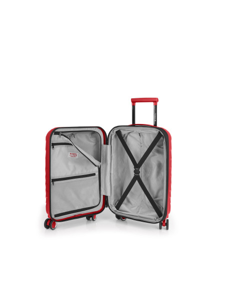 Maleta de Cabina Gabol SOHO 55 cm – Polipropileno, TSA y Ruedas 360º