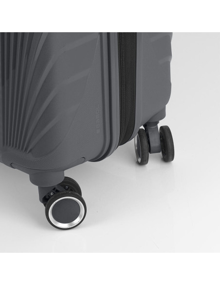 Maleta de Cabina Gabol SOHO 55 cm – Polipropileno, TSA y Ruedas 360º