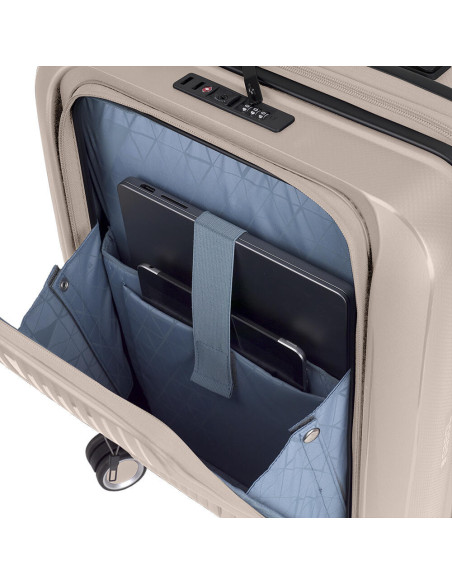 Maleta Cabina Gabol Brooklyn con Bolsillo para Portátil Expandible 40x55x22/25 cm