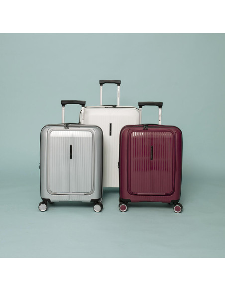 Maleta Cabina Gabol Brooklyn con Bolsillo para Portátil Expandible 40x55x22/25 cm