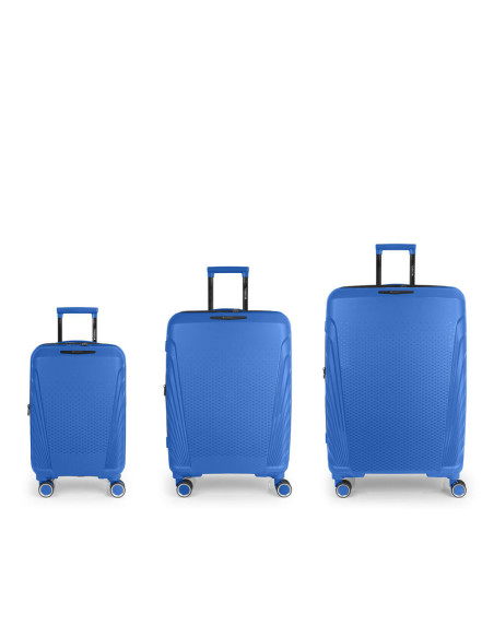 Juego de 3 Maletas Gabol SOHO – Cabina 55x35x21, Mediana 67x47x27, Grande 77x53x32 cm