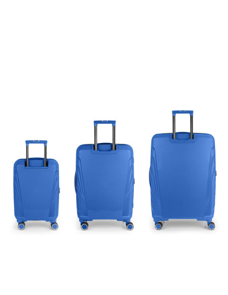 Juego de 3 Maletas Gabol SOHO – Cabina 55x35x21, Mediana 67x47x27, Grande 77x53x32 cm