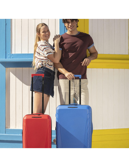 Juego de 3 Maletas Gabol SOHO – Cabina 55x35x21, Mediana 67x47x27, Grande 77x53x32 cm
