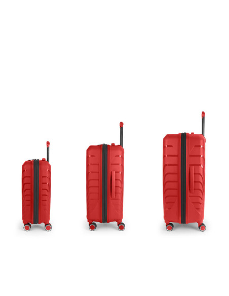 Juego de 3 Maletas Gabol SOHO – Cabina 55x35x21, Mediana 67x47x27, Grande 77x53x32 cm