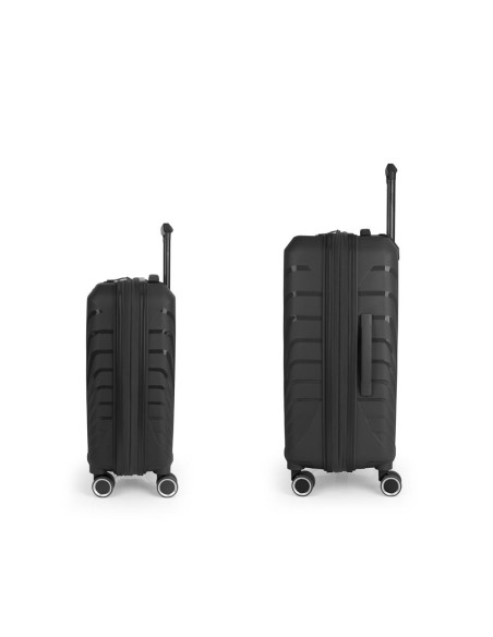 Juego de 2 Maletas Gabol SOHO – Cabina 55x35x21/24 cm y Mediana 67x47x27/30 cm