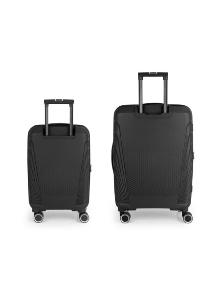 Juego de 2 Maletas Gabol SOHO – Cabina 55x35x21/24 cm y Mediana 67x47x27/30 cm