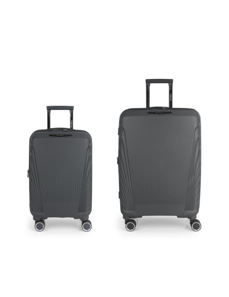 Juego de 2 Maletas Gabol SOHO – Cabina 55x35x21/24 cm y Mediana 67x47x27/30 cm