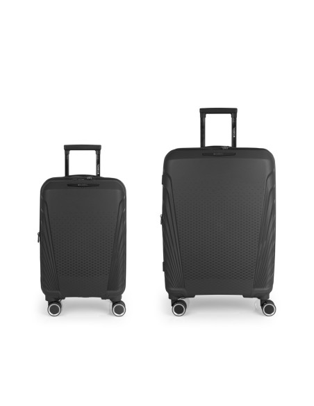 Juego de 2 Maletas Gabol SOHO – Cabina 55x35x21/24 cm y Mediana 67x47x27/30 cm