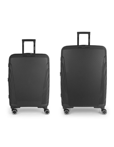 Juego de 2 Maletas Gabol SOHO – Mediana 67x47x27/30 cm y Grande 77x53x32 cm