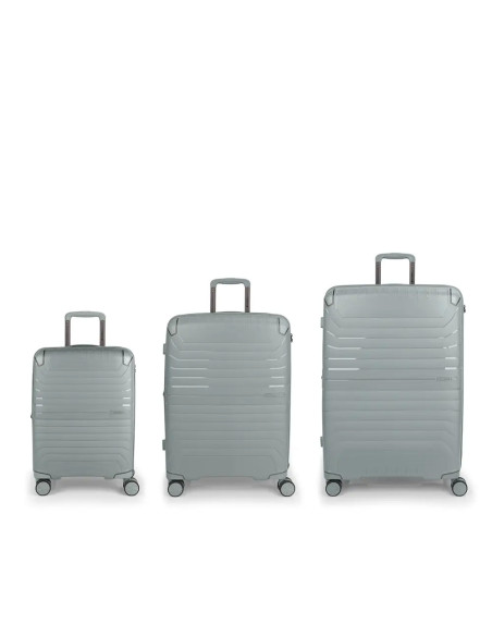 Juego 3 Maletas Gabol CROSBY | Cabina 54 cm, Mediana 65 cm, Grande 76 cm