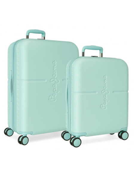 SET MALETAS TURQUESA PEPE JEANS