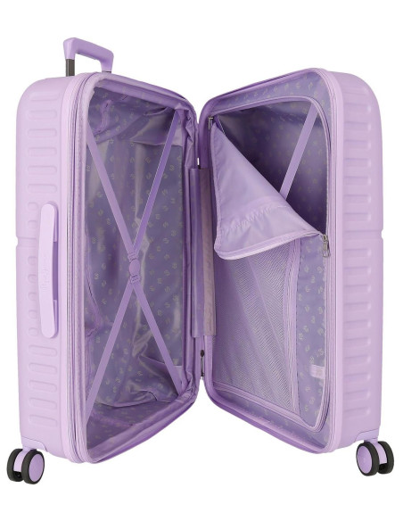 SET 2/MALETAS ABS 55-70CM.4R.PJL ACCENT LILA