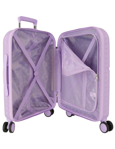 SET 2/MALETAS ABS 55-70CM.4R.PJL ACCENT LILA