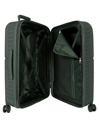 MALETA ABS 70CM.4R.PJL ACCENT VERDE