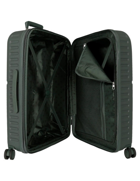 MALETA ABS 70CM.4R.PJL ACCENT VERDE