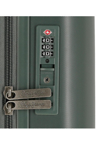 MALETA ABS 70CM.4R.PJL ACCENT VERDE