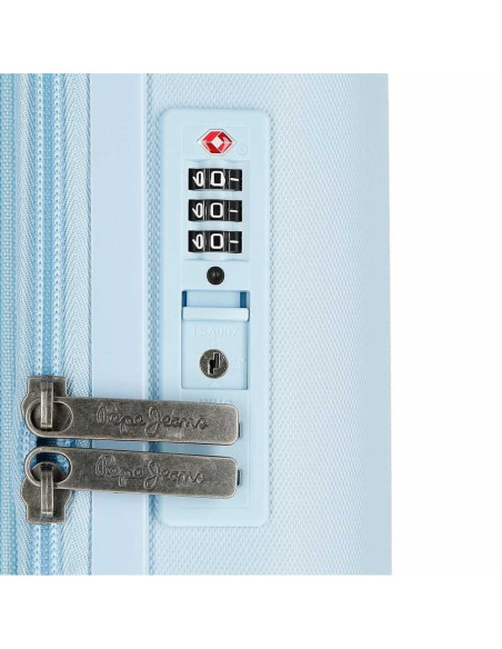 MALETA ABS 70CM.4R.PJL  ACCENT AZUL