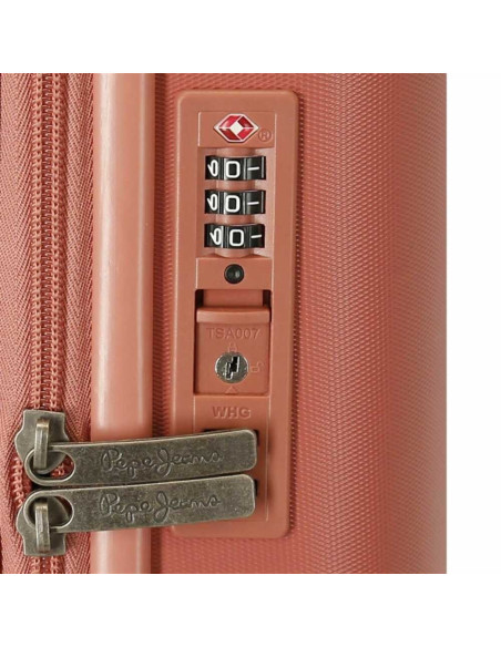 Maleta Cabina Pepe Jeans Hightlight Color Terracota