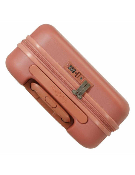 Juego Maletas Highlight Pepe Jeans 55 y 70 cm en color Terracota
