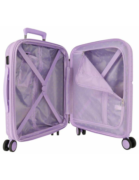 Maleta Cabina Pepe Jeans Expandible ABS 55CM ACCENT LILA