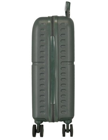 MALETA ABS 55CM. 4R. PJL ACCENT VERDE