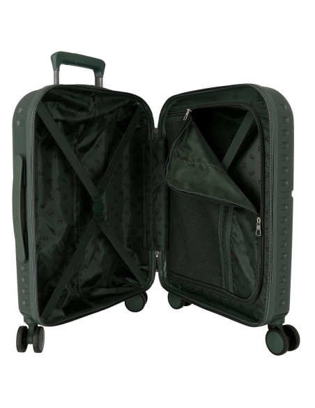 MALETA ABS 55CM. 4R. PJL ACCENT VERDE