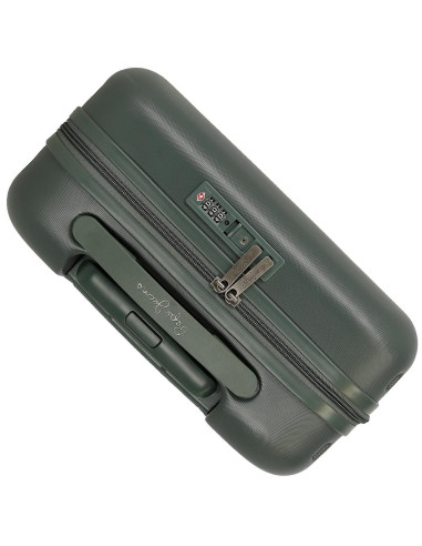 MALETA ABS 55CM. 4R. PJL ACCENT VERDE