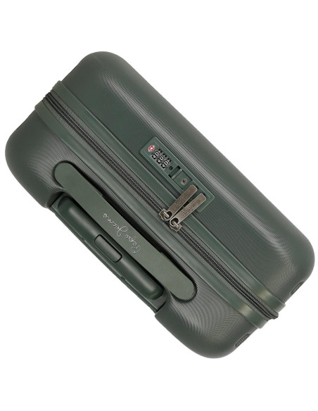 MALETA ABS 55CM. 4R. PJL ACCENT VERDE