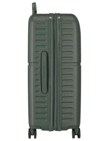 SET 2/MALETAS Pepe Jeans ABS 55-70CM ACCENT VERDE