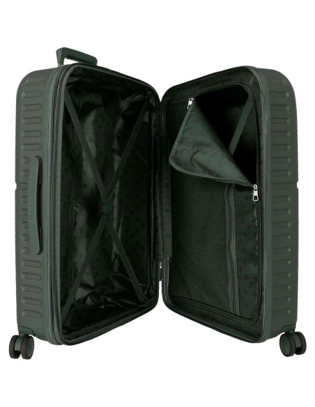 SET 2/MALETAS Pepe Jeans ABS 55-70CM ACCENT VERDE