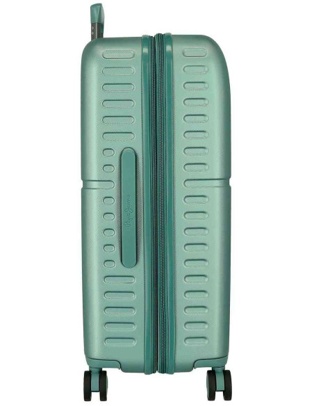 Maleta Verde Turquesa  Expandible Cabina 55cm Pepe Jeans