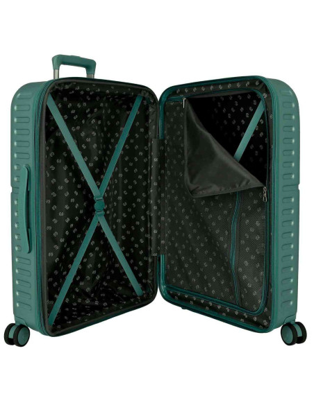 Maleta Verde Turquesa  Expandible Cabina 55cm Pepe Jeans