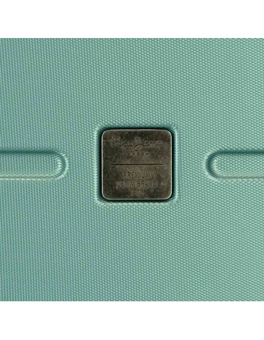 Maleta Cabina Pepe Jeans Verde Turquesa Highilght