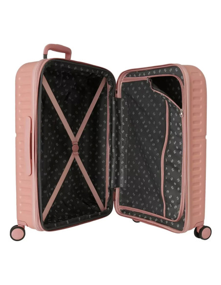 Maleta Mediana 70cm Pepe Jeans Highlight Rosa Claro