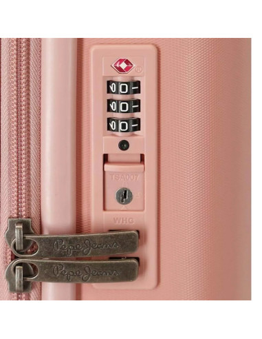 Maleta Mediana 70cm Pepe Jeans Highlight Rosa...