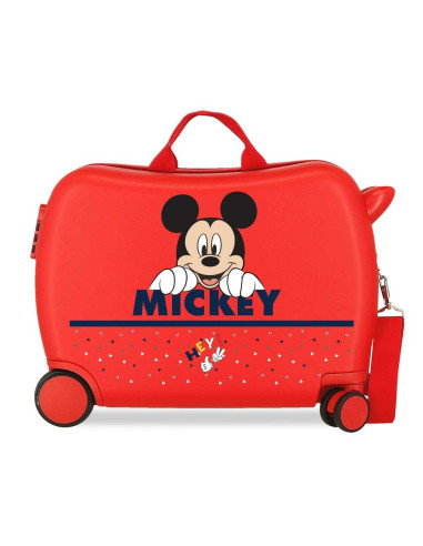 Maleta De Cabina Infantil Mickey Happy Rojo...