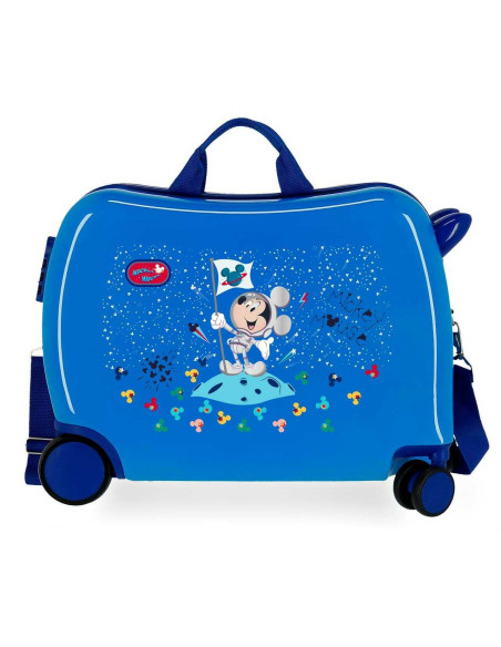 Maleta De Cabina Infantil Mickey On Themoon Azul 50X38X20 cms Equipaje De Mano