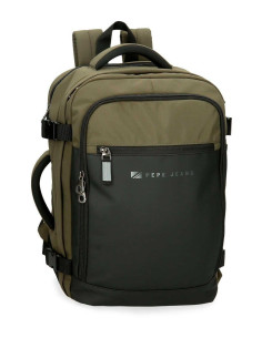 Pepe Jeans Jarvis Maleta de Cabina Verde 25x40x17 cms...