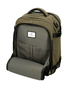 Pepe Jeans Jarvis Maleta de Cabina Verde 25x40x17 cms... 2