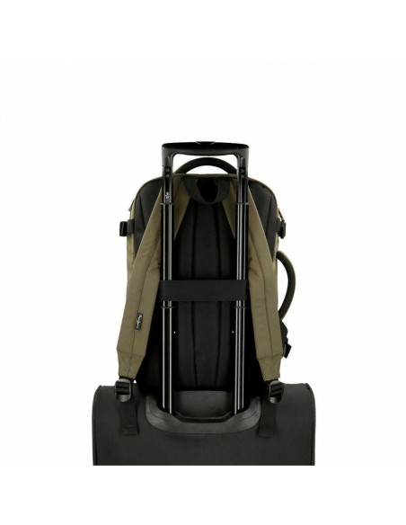 Pepe Jeans Jarvis Maleta de Cabina Verde 25x40x17 cms Equipaje Mano