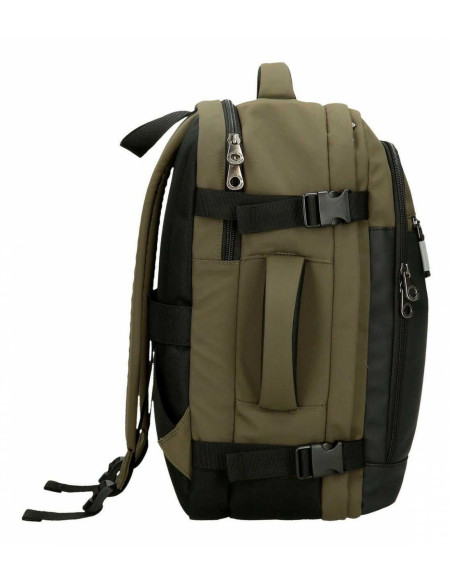 Pepe Jeans Jarvis Maleta de Cabina Verde 25x40x17 cms Equipaje Mano