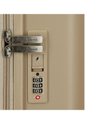 Maleta Mediana 70 cm Pepe Jeans Accent Beige