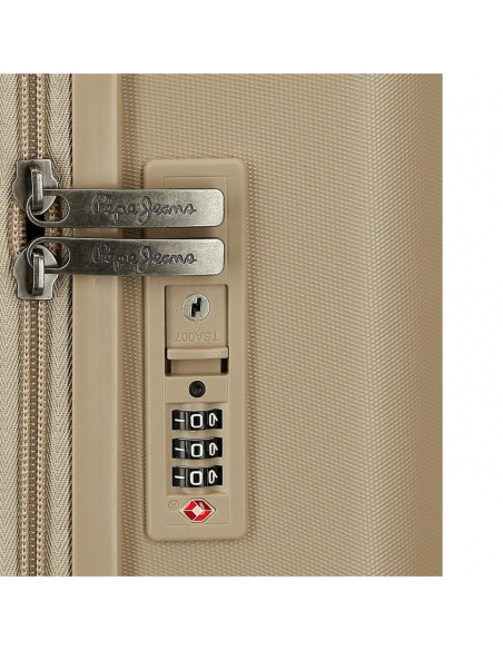 Maleta Mediana 70 cm Pepe Jeans Accent Beige