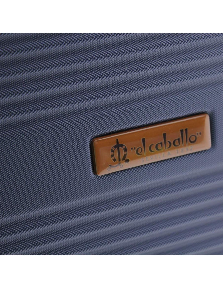 Maleta Cabina EL CABALLO – Rígida ABS, Ligera y con Ruedas 360º