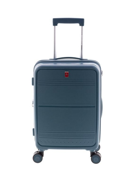 Maleta Cabina Gladiator Polipropileno 50cm Expandible 4 Ruedas TSA Ligera