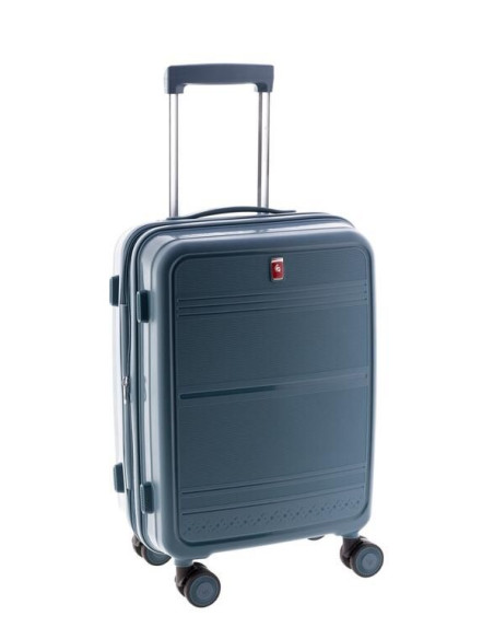 Maleta Cabina Gladiator Polipropileno 50cm Expandible 4 Ruedas TSA Ligera