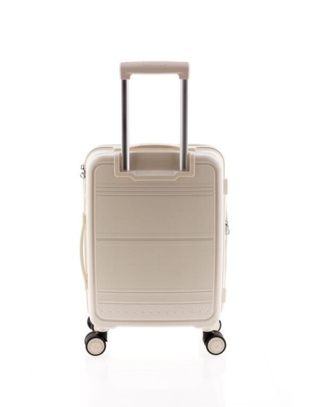 Maleta Cabina Gladiator Polipropileno 50cm Expandible 4 Ruedas TSA Ligera