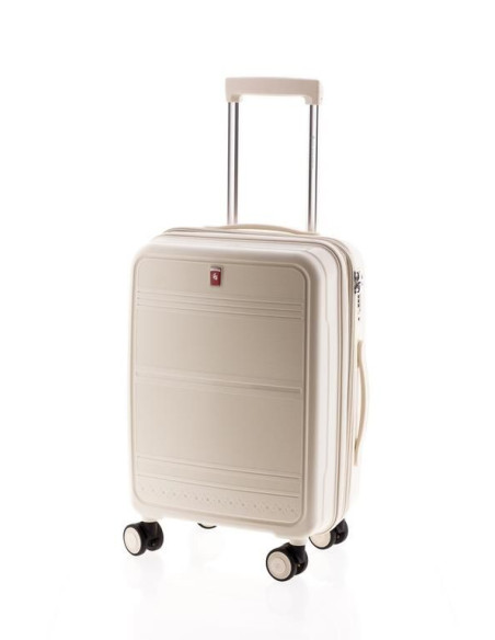 Maleta Cabina Gladiator Polipropileno 50cm Expandible 4 Ruedas TSA Ligera