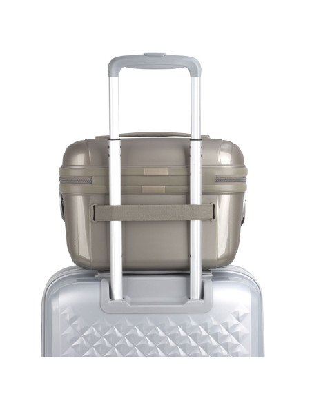 Neceser de Viaje Gabol QUEENS Polipropileno 32x23x19 Ligero con Acople a Maleta 13L